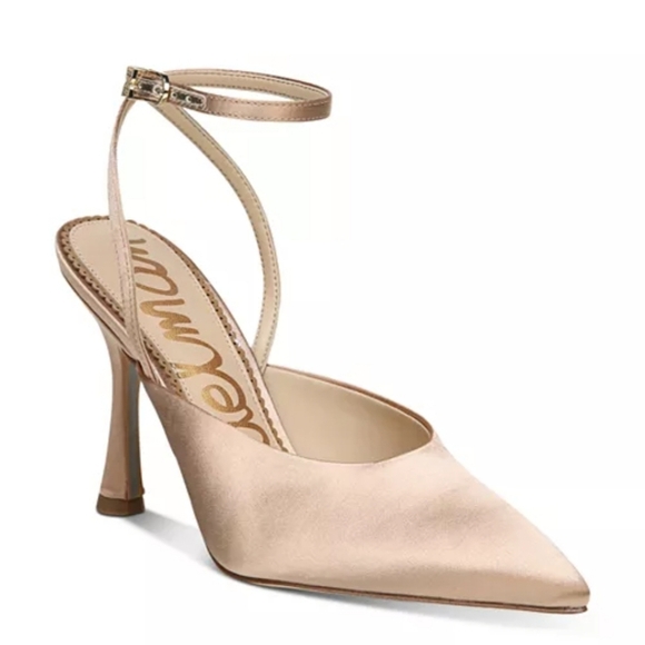 Sam Edeleman Hadara Ankle Strap High Heel Pumps - Picture 1 of 8
